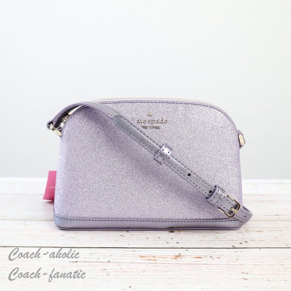 kate spade Bags Nwt Kate Spade Tinsel Small Dome Glitter Crossbody